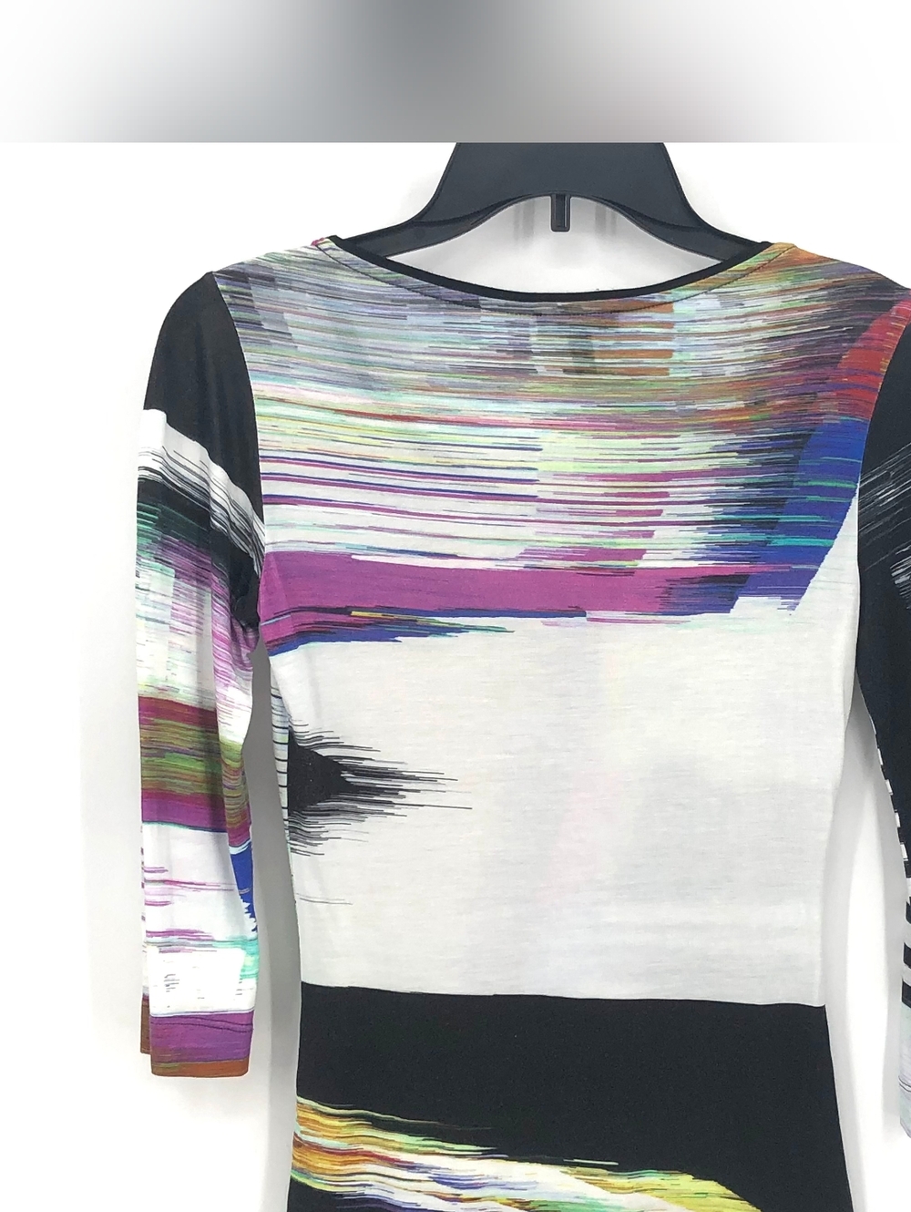 Escada 3/4 Length Multi Color Top, Size XS - Picture 3 of 5